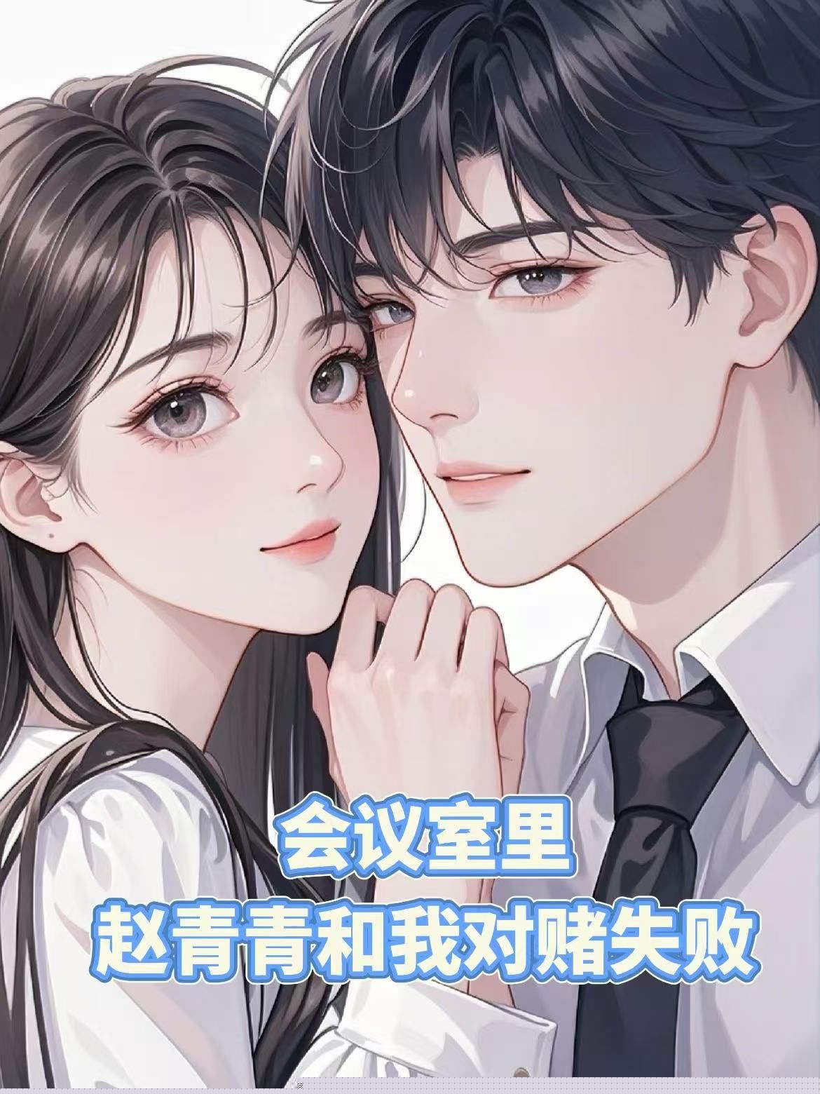 会议室里，赵青青和我对赌失败