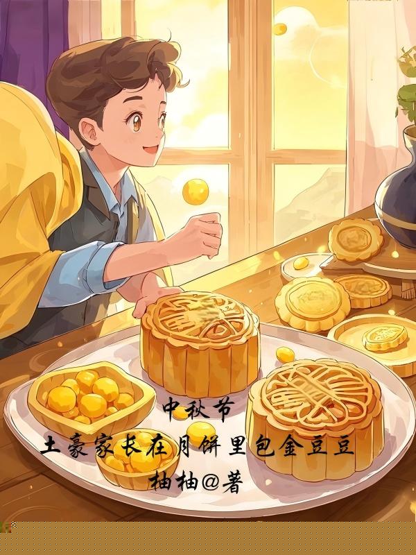 中秋节，土豪家长在月饼里包金豆豆