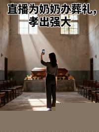直播为奶奶办葬礼，孝出强大