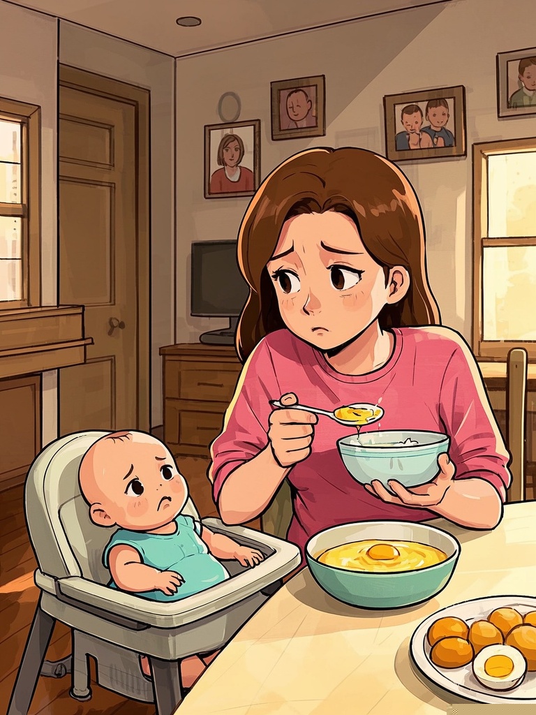 我给孩子喂蛋黄辅食，全家说我心狠手辣