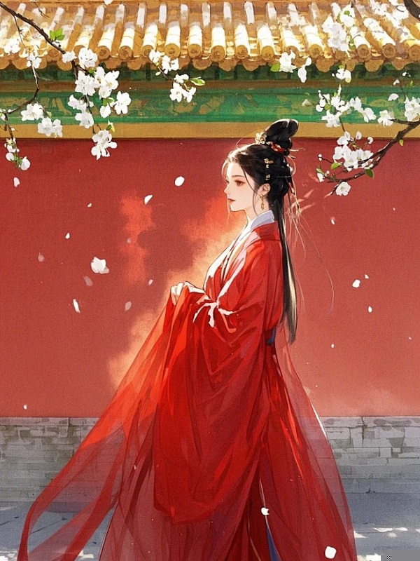 宫女越枝头